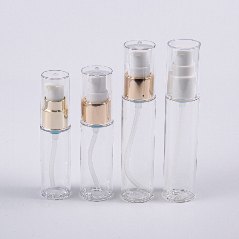 旅行用20 毫升/30 毫升/40 毫升薄型 PETG 乳液瓶（带泵）