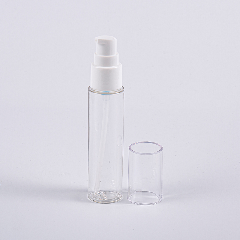 旅行用20 毫升/30 毫升/40 毫升薄型 PETG 乳液瓶（带泵）