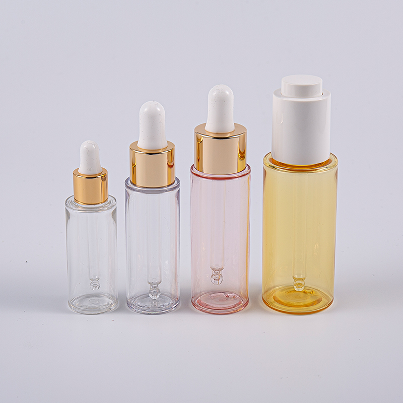 旅行用 10 毫升/20 毫升/30 毫升/50 毫升薄型PETG 带泵乳液瓶